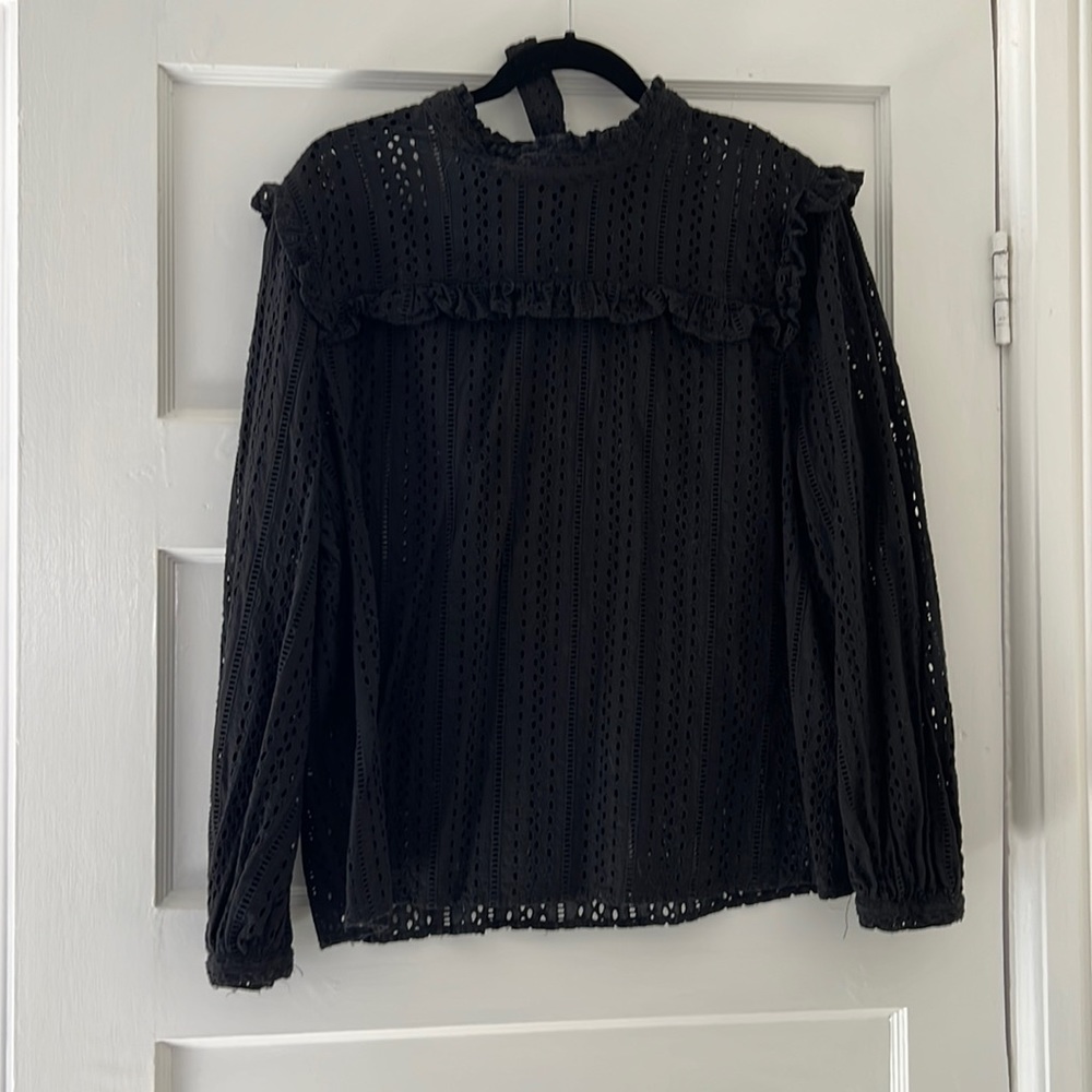 Madewell eyelet blouse